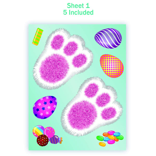 Bunny Footprints Kit – 80 Total Paw Print