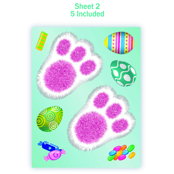 Bunny Footprints Kit – 80 Total Paw Print
