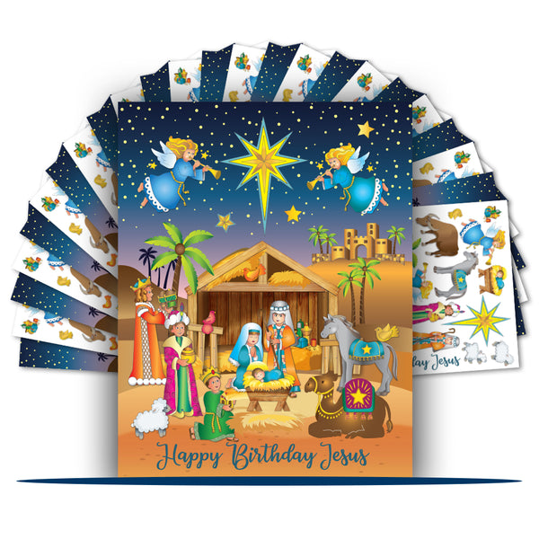 Create A Nativity Sticker Sets